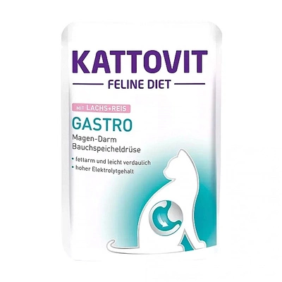 Kattovit Gastro łosoś 85g saszetka