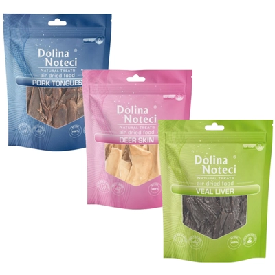 DOLINA NOTECI Natural Treats  przysmak dla psa mix Smaków 400g