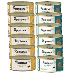 Applaws Cat Mix Smaków 12x70g PUSZKA