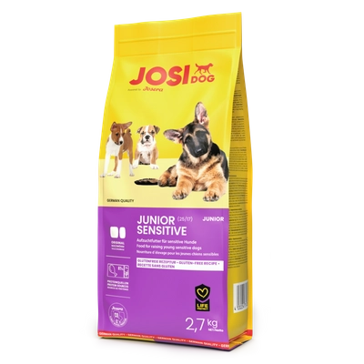 JOSERA JosiDog Junior Sensitive 2,7kg/Opakowanie uszkodzone (6709) !!! 