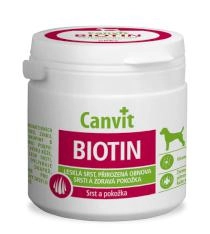 Canvit Biotin Preparat na zdrową i błyszczącą sierśc w tabletkach dla psa 230g
