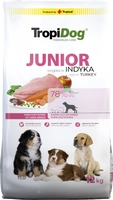 TROPIDOG Premium Junior L bogaty w indyka i ryż 12kg