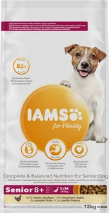 IAMS-Sucha karma for Vitality dla starszych psów ras małych i średnich ze świeżym kurczakiem 12kg