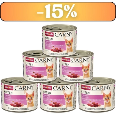 ANIMONDA Cat Carny  Baby Pate 6x200g