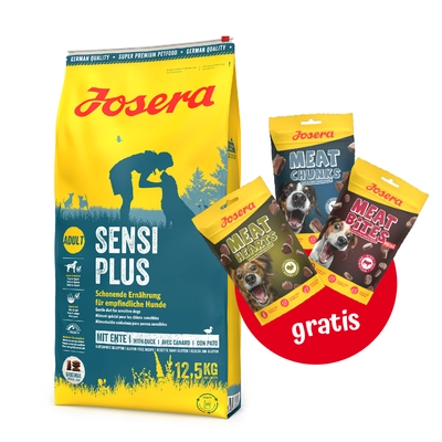 JOSERA SensiPlus 12,5kg + 3x Mix Treats GRATIS!!