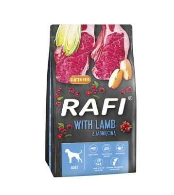 DOLINA NOTECI Rafi karma sucha dla psa z jagnięciną 10kg /Opakowanie uszkodzone (2585) !!!