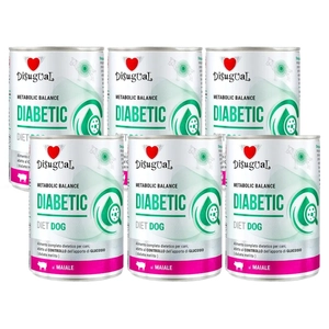 Disugual Karma mokra dla psa Weterynaryjna DIABETIC Wieprzowina (dorosły) 6x400g