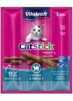 Vitakraft Kabanosy Cat Stick Mini z flądrą 18g