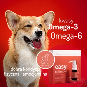 Easy. Olej konopny dla psów i kotów Optimum powyżej 20kg