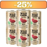 WILD FARM Pate Beef 6x800g bezglutenowa karma dla psa