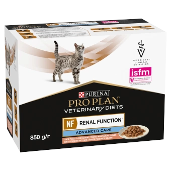 PRO PLAN Veterinary Diets NF AC Renal Function Karma mokra dla kota z łososiem 10x85g