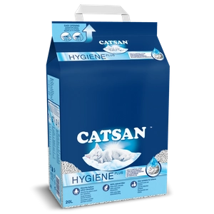 CATSAN Hygiene Plus 20l-8,5kg - naturalny żwirek dla kota \ Opakowanie uszkodzone (5056) !!!