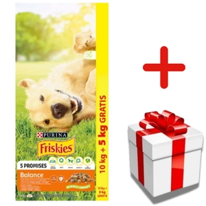 PURINA Friskies Balance 15kg + NIESPODZIANKA DLA PSA GRATIS!!