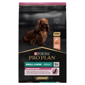 PRO PLAN Sensitive Skin Small & Mini Adult Karma dla psów bogata w łososia 7kg/ Opakowanie uszkodzone (2632) !!!