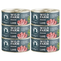 WILD FARM Mousse Lamb 6x85g - bezzbożowy mus dla kota
