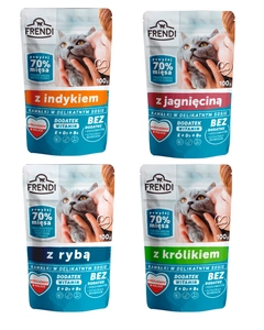 Frendi kawałki w delikatnym sosie Mix smaków 96x100g