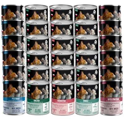 PetRepublic kawałki w sosie Mix Smaków 30x400g dla kota