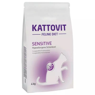 Kattovit Sensitive 4kg karma sucha opakowanie uszkodzone (3054)