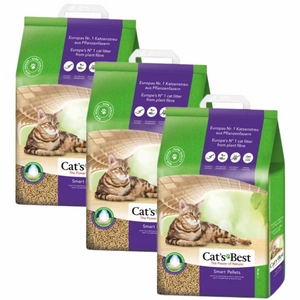 JRS Cats Best Nature Gold - Żwirek Dla Kotów Długowłosych 3x20l / 30kg