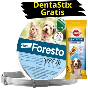 ELANCO Foresto Obroża dla kotów i psów poniżej 8kg