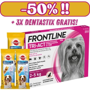 FRONTLINE Tri-Act  XS 2-5kg (pipeta 3 x 0,5ml)
