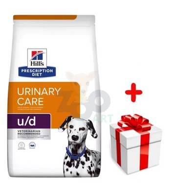 HILL'S PD Prescription Diet Canine u/d Urinary Care 10kg + niespodzianka dla psa GRATIS!