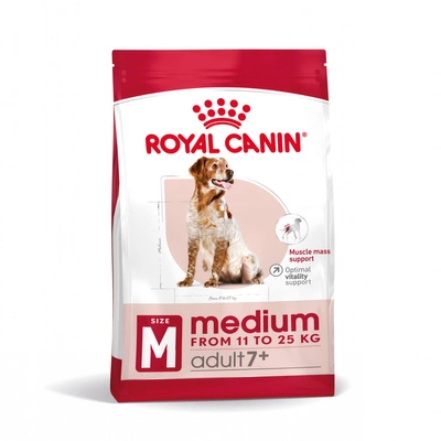 ROYAL CANIN Medium Adult 7+ karma sucha dla psów dojrzałych od 7. do 10. roku życia, ras średnich 15 kg