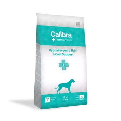Calibra Veterinary Diets Dog Hypoallergenic 12kg / Opakowanie uszkodzone (6099,37,397,783,1100,1287) !!!