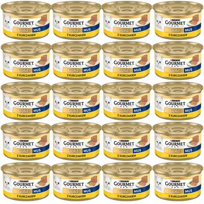 Purina Gourmet Gold mus z kurczakiem 72x85g