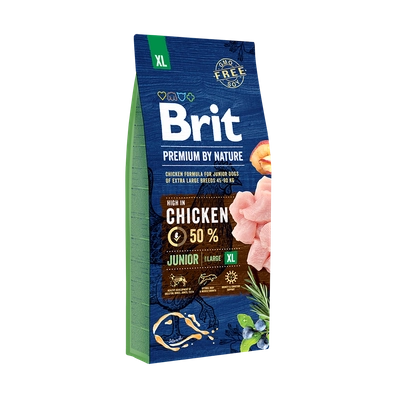 BRIT Premium By Nature Junior XL 14kg  /Opakowanie uszkodzone (9818) !!!