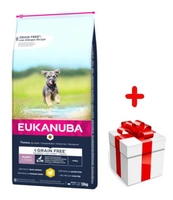 EUKANUBA Puppy Chicken S/M Grain Free 12kg + niespodzianka dla psa GRATIS!