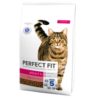 Perfect Fit™ - sucha karma pełnoporcjowa dla dorosłych kotów, bogata w wołowinę 7kg / Opakowanie uszkodzone (1114) !!!