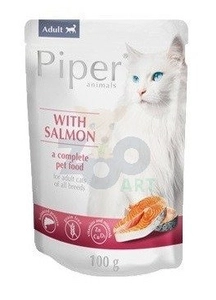 DOLINA NOTECI Piper dla kota z łososiem 100g (saszetka)