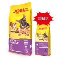 JOSERA JosiDog Junior Sensitive 15kg + 2,7kg GRATIS!!