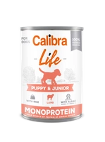 CALIBRA Dog Life Puppy & Junior Lamb with rice 400g