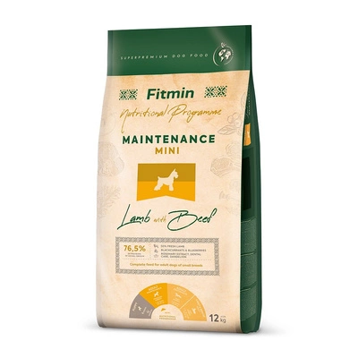 FITMIN Mini Maintenance Lamb&Beef 12kg\ Opakowanie uszkodzone (5309) !!! 