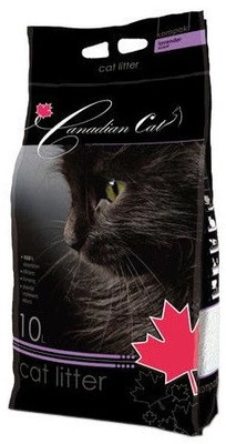 SUPER BENEK Żwirek Canadian Cat lavender 10 L-9,5kg  / Opakowanie uszkodzone (5163) !!! 