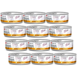 Disugual Karma mokra dla kota Weterynaryjna HEPATIC Indyk (dorosły) 12x85g