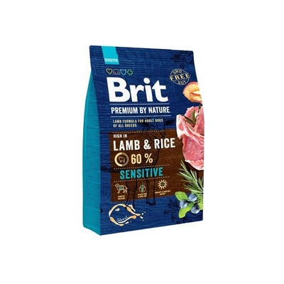 BRIT Premium By Nature Sensitive Lamb 3kg  / Opakowanie uszkodzone (5501)