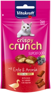 Vitakraft CRISPY CRUNCH z kaczką i aronią dla kota 60g