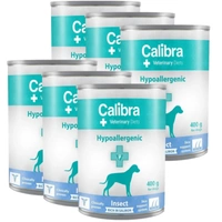 Calibra Veterinary Diets Dog Hypoallergenic Insect & Salmon 6x400g