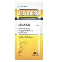 Eurowet Szampon Hexoderm dla gryzoni i zwierząt futerkowych 20ml