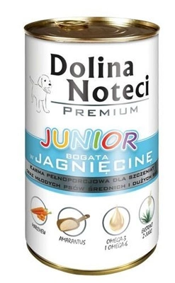 Dolina Noteci PREMIUM Junior bogata w jagnięcinę 400g