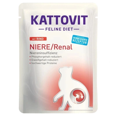 Kattovit Niere/Renal wołowina 12x85g saszetka