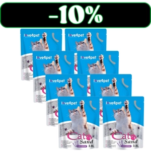 Żwirek Silikonowy dla Kota Cat Sand Lavender 8x3,8l