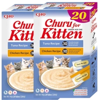 INABA  Churu dla kociąt - mix z kurczakiem i tuńczykiem 2x(20x14g)