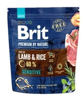 BRIT Premium By Nature Sensitive Lamb 1kg / Opakowanie uszkodzone (4143,4173,4722) !!! 