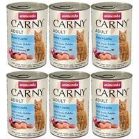 ANIMONDA Cat Carny Adult smak: kurczak i łosoś 6x400g