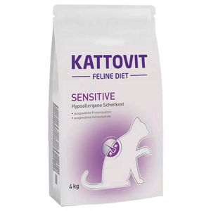Kattovit Sensitive 4kg karma sucha opakowanie uszkodzone (3054)