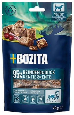 BOZITA Meaty Bites renifer z kaczką przysmak pies 70g